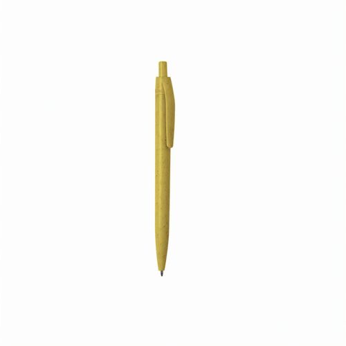 Kugelschreiber Wipper (Art.-Nr. CA936521) - Naturlinie, Kugelschreiber mit Druckmech...