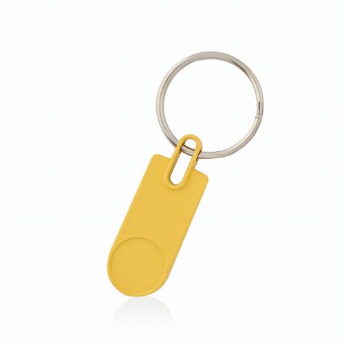 Schlüsselanhänger Harper (Art.-Nr. CA942536) - Schlüsselanhänger mit fröhlichem Desi...