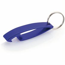 Schlüsselanhänger Flaschenöffner Samo (blau) (Art.-Nr. CA950079)
