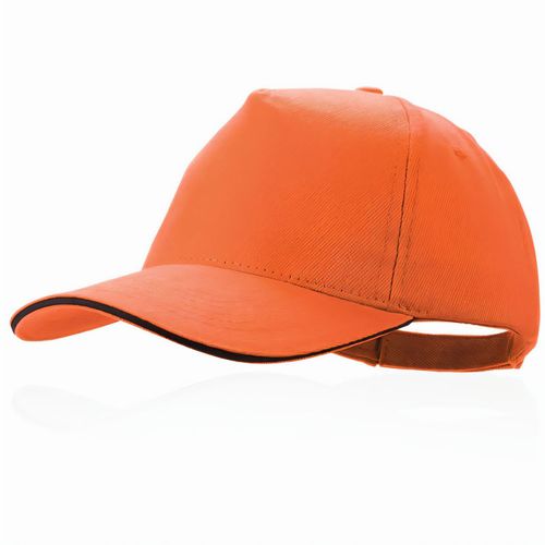 Mütze Kisse (Art.-Nr. CA950555) - Baseball Cap im 5-Panel-Stil aus 100 %...