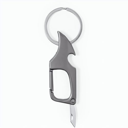 Multifunktion Schlüsselanhänger Kaizen (Art.-Nr. CA966087) - Praktischer Metallöffner mit Schlüssel...