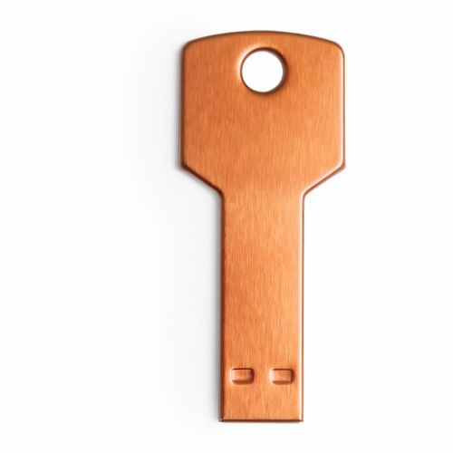 USB Speicher Fixing 16GB (Art.-Nr. CA973322) - USB-Stick in Schlüssel-Form aus glänze...