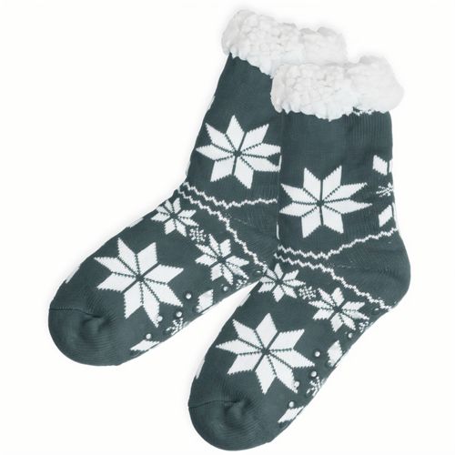 Socken Camiz (Art.-Nr. CA997201) - Haus-Antirutschsocken mit Weihnachtsmoti...
