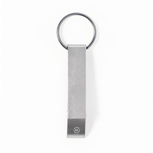 Schlüsselanhänger Flaschenöffner Mixe (Art.-Nr. CA997876) - Schlüsselanhänger aus recyceltem Alumi...