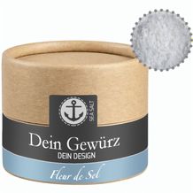 Meersalzflocken, ca. 40g, Biologisch abbaubare Eco Pappdose Mini (individualisierbar) (Art.-Nr. CA011597)