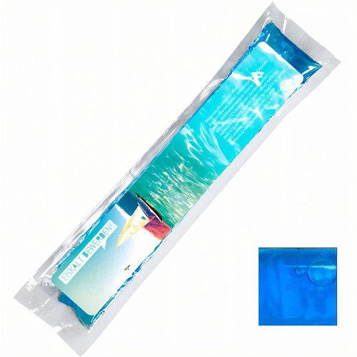 Wassereis Waldfrucht (blau), 40 ml, Express Schlauchtüte mit Etikett (Art.-Nr. CA015124) - Schlauchtüte aus transparenter Folie...