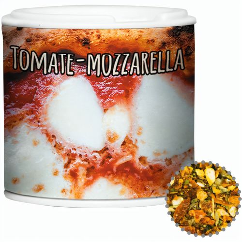Gewürzmischung Tomate-Mozzarella, ca. 15g, Gewürzpappstreuer (Art.-Nr. CA185408) - Gewürzpappstreuer. Werbeanbringung al...