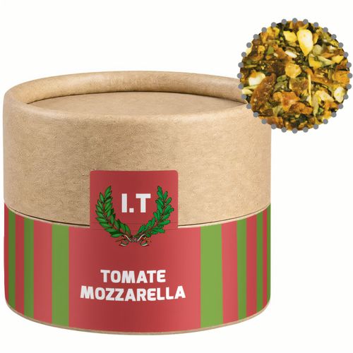 Gewürzmischung Tomate-Mozzarella, ca. 28g, Biologisch abbaubare Eco Pappdose Mini (Art.-Nr. CA207269) - Biologisch abbaubare Eco Pappdose Mini...