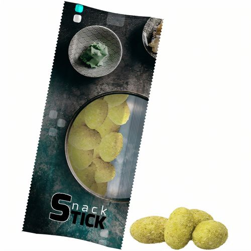 Erdnüsse Wasabi, ca. 20g, Snack Stick (Art.-Nr. CA229148) - Snack Stick aus weißer Folie oder trans...