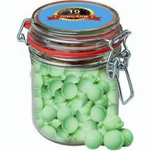 Waldmeister-Brause Bonbons, ca. 200g, Bonbonglas Maxi (individualisierbar) (Art.-Nr. CA371996)