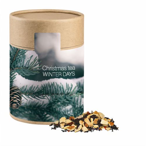 Wintertage Tee, ca. 170g, Biologisch abbaubare Eco Pappdose Maxi (Art.-Nr. CA381086) - Biologisch abbaubare Eco Pappdose Maxi...