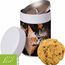 Bio Cookie Cranberry Sesam-Mandel, ca. 125g, Metalldose Maxi (individualisierbar) (Art.-Nr. CA444131)