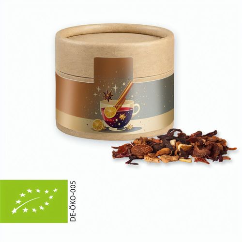 Bio Glühweingewürz fein, ca. 25g, Biologisch abbaubare Eco Pappdose Mini (Art.-Nr. CA446572) - Biologisch abbaubare Eco Pappdose Mini...