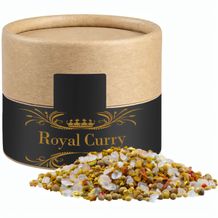 Royal Curry, ca. 50g, Biologisch abbaubare Eco Pappdose Mini (individualisierbar) (Art.-Nr. CA450801)