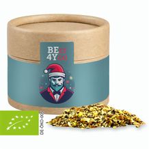 Bio Weihnachts Gewürzmischung Chefsache, ca. 30g, Biologisch abbaubare Eco Pappdose Mini (individualisierbar) (Art.-Nr. CA454939)