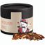 Kaminfeuer Tee, ca. 20g, Biologisch abbaubare Eco Pappdose Mini schwarz (individualisierbar) (Art.-Nr. CA462274)