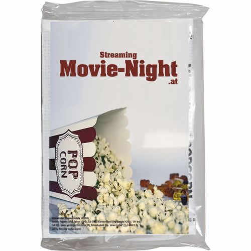 Mikrowellen Popcorn salzig, ca. 100g, transparente Folie (Art.-Nr. CA470771) - transparente Folie. Werbeanbringung als...