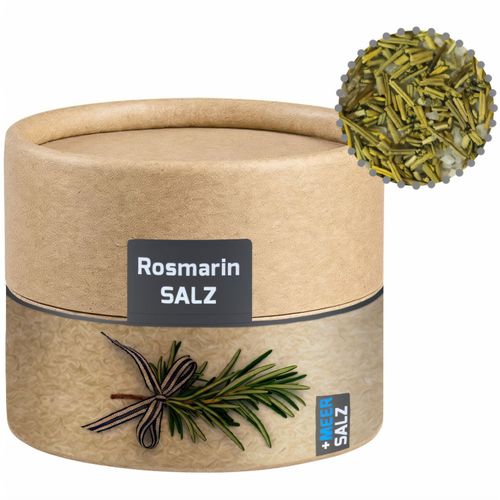 Gewürzmischung Rosmarin-Salz, ca. 52g, Biologisch abbaubare Eco Pappdose Mini (Art.-Nr. CA475797) - Biologisch abbaubare Eco Pappdose Mini...