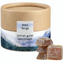 Bayrisch Malz Bonbons, ca. 45g, Biologisch abbaubare Eco Pappdose Mini (individualisierbar) (Art.-Nr. CA536398)