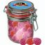 Erdbeer Chili Bonbons, ca. 200g, Bonbonglas Maxi (individualisierbar) (Art.-Nr. CA566380)