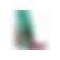 Gebrannte Mandeln Himbeere, ca. 40g, Express Blockbodenbeutel mit Werbereiter (Art.-Nr. CA574676) - Blockbodenbeutel aus transparenter...