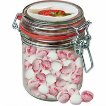 Erdbeer-Joghurt Bonbons, ca. 200g, Bonbonglas Maxi (individualisierbar) (Art.-Nr. CA594539)