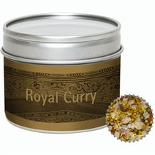 Royal Curry, ca. 75g, Metalldose mit Sichtfenster (individualisierbar) (Art.-Nr. CA609016)