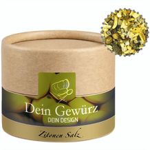 Gewürzmischung Zitronen-Salz, ca. 75g, Biologisch abbaubare Eco Pappdose Mini (individualisierbar) (Art.-Nr. CA615378)