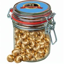 Goldnüsse Bonbons, ca. 200g, Bonbonglas Maxi (individualisierbar) (Art.-Nr. CA652640)