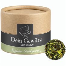 Gewürzmischung Kräuter-Steakgewürz, ca. 25g, Biologisch abbaubare Eco Pappdose Mini (individualisierbar) (Art.-Nr. CA691257)