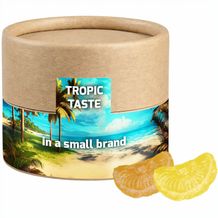 Zitrone und Orangen Bonbons, ca. 45g, Biologisch abbaubare Eco Pappdose Mini (individualisierbar) (Art.-Nr. CA698214)