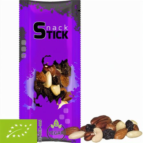Bio Studentenfutter, ca. 30g, Snack Stick (Art.-Nr. CA744311) - Snack Stick aus weißer Folie oder trans...