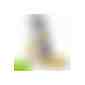 Bio Bananenchips, ca. 25g, Express Blockbodenbeutel mit Werbereiter (Art.-Nr. CA812963) - Blockbodenbeutel aus transparenter...