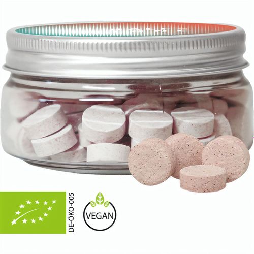 Bio Acerola-Kirsch Drops, ca. 60g, Sweet Dose Mini (Art.-Nr. CA882949) - Sweet Dose Mini aus Kunststoff. Werbeanb...