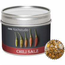 Gewürzmischung Chili-Salz, ca. 45g, Metalldose mit Sichtfenster (individualisierbar) (Art.-Nr. CA888052)