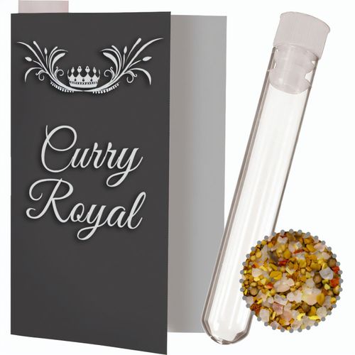 Royal Curry, ca. 8g, Express Reagenzglas mit Werbekarte (Art.-Nr. CA943050) - Reagenzglas aus Kunststoff in Werbekarte...
