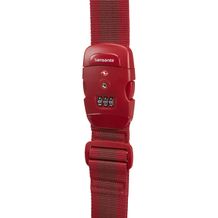 Samsonite - LUGGAGE STRAP/ Koffergurt 50mm TSA Schloss (1726 - Red) (Art.-Nr. CA341755)