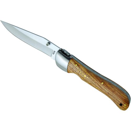 Taschenmesser 'Tradition Nature', Zebranoholz (Art.-Nr. CA247226) - Klappbares Messer mit Klinge aus rostfre...