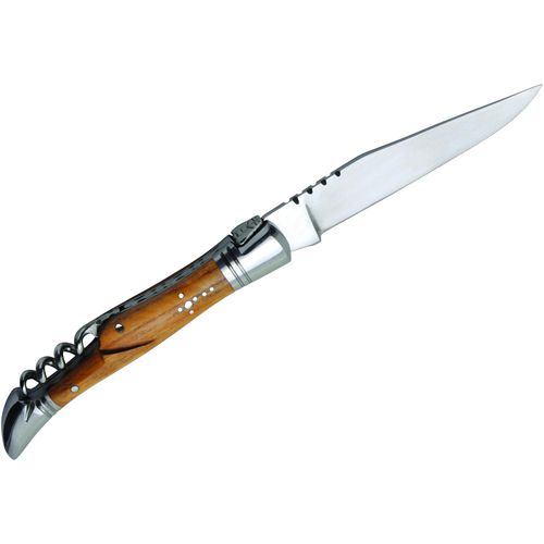 Taschenmesser 'Tradition', Korkenzieher, Olivenholz (Art.-Nr. CA572247) - Klappbares Messer, das gemäß sehr stre...
