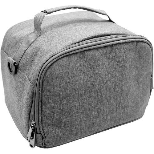 Isothermer lunch bag 'Nara', aus RPET (Art.-Nr. CA812992) - Thermotasche aus grau meliertem RPET -...