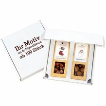2 Weihnachts-Snacks im Geschenkkarton (versandfähig) (weiß) (Art.-Nr. CA122477)