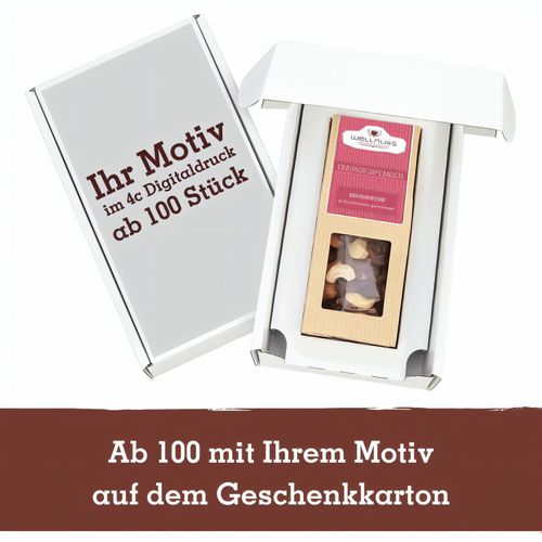 1 Premium Snack im Geschenkkarton (versandfähig) (Art.-Nr. CA496103) - Ab 100 Stück mit Ihrem Etikett im 4...