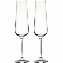Vanilla Season® PAPUA Champagner 2er Set Champagner Gläser mit Platzhalter-Kartonage (transparent) (Art.-Nr. CA059749)