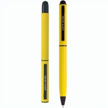 Pierre Cardin CELEBRATION Set aus Rollerball Pen und Kugelschreiber (gelb) (Art.-Nr. CA167801)