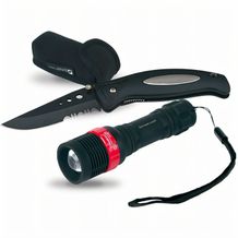 Schwarzwolf outdoor® NEST Outdoor-Set mit Leuchte und Taschenmesser (schwarz) (Art.-Nr. CA186974)