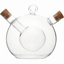 Vanilla Season NAMI 2-in-1 Essig- & Ölspender aus Borosilikatglas (transparent) (Art.-Nr. CA381265)
