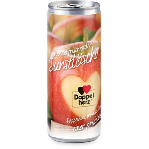 Promo Fresh - Apfelschorle - Eco Papier-Etikett, 250 ml (Art.-Nr. CA050501) - Die Apfelschorle ist das Werbegeträn...