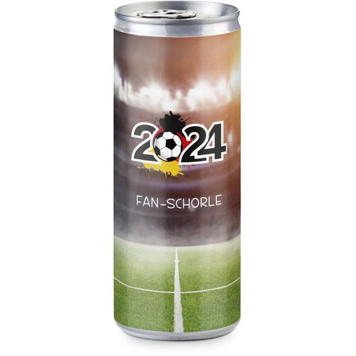 Promo Fresh - Apfelschorle zur Fußball Europameisterschaft 2024 - Eco Papier-Etikett, 250 ml (Art.-Nr. CA108858) - Sorgen Sie für Erfrischung auf de...