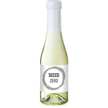 Secco ZERO, alkoholfrei - Flasche klar - Kapsel weiß, 0,2 l (weiß) (Art.-Nr. CA116162)