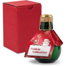 Origineller Sekt Fröhliche Weihnachten - Karton Rot, 125 ml (Art.-Nr. CA247025)